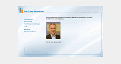 Desktop Screenshot of prof-wolff.de
